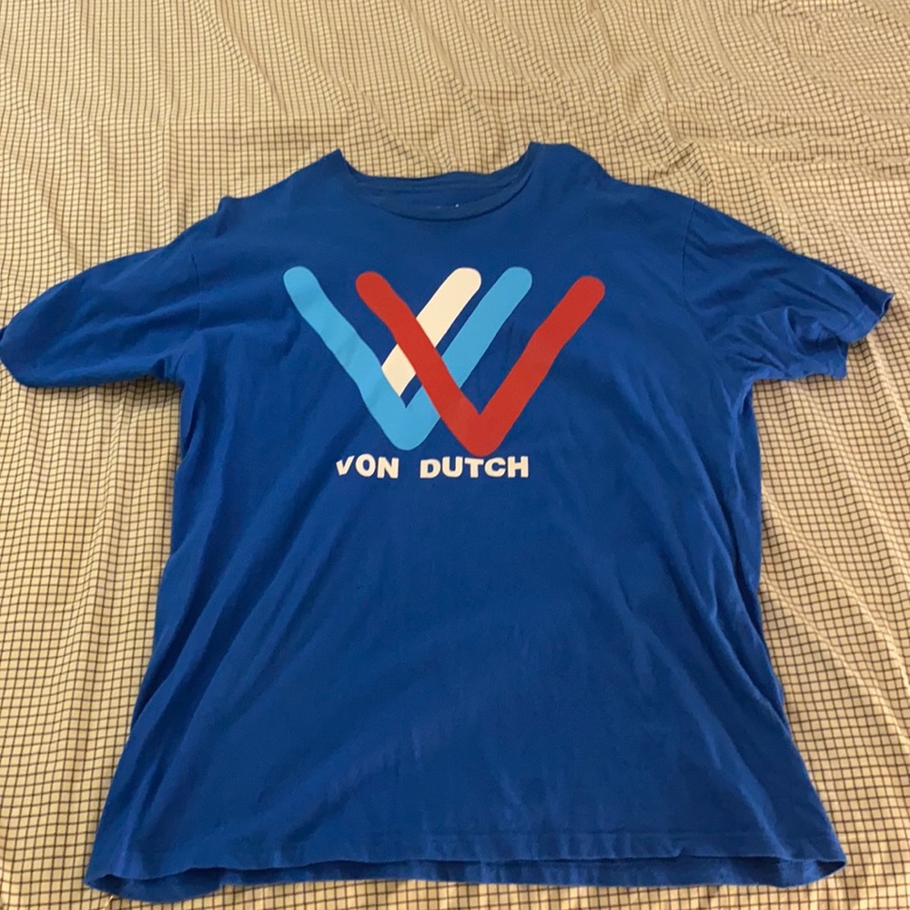 Von Dutch blue tee
